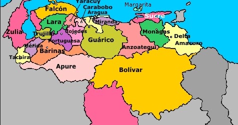 21+ Con Sus Estados Mapa Politico De Venezuela Para Colorear PNG