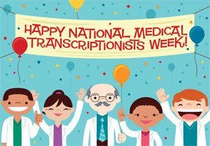 Medical Transcriptionist Week Gifts, Ideas, Games, Activities 2015
