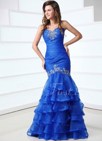 navy blue prom dress
