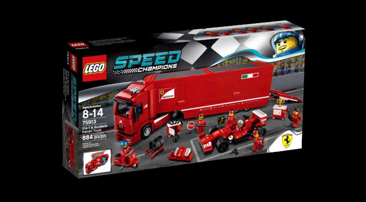 Champions Speed LEGO Ferrari Truck Champions Speed LEGO Ferrari Truck