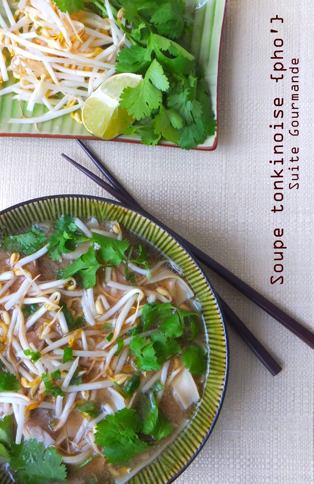 Suite Gourmande Soupe tonkinoise {phở}