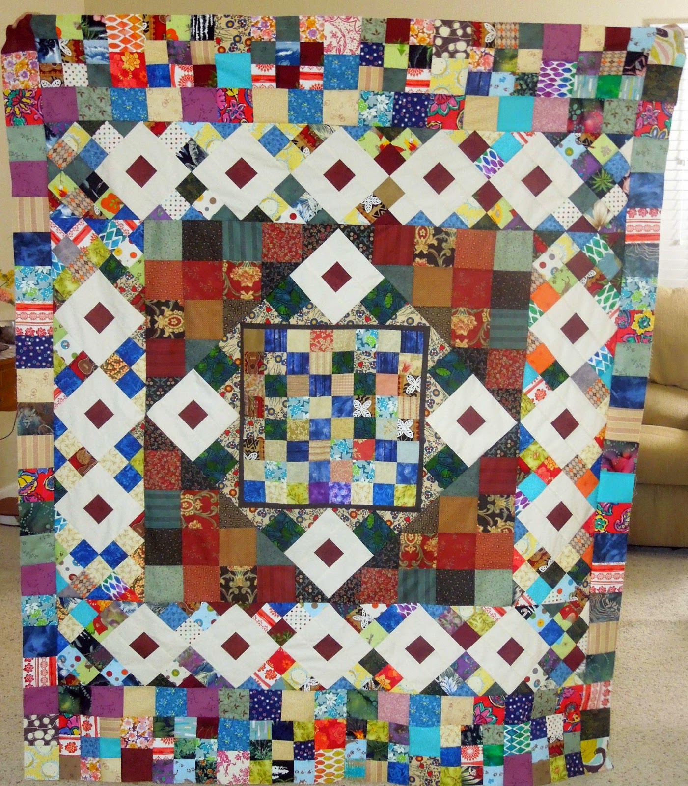Gene Black an Alabama Artist and Quilter Bricks. Cobblestones and