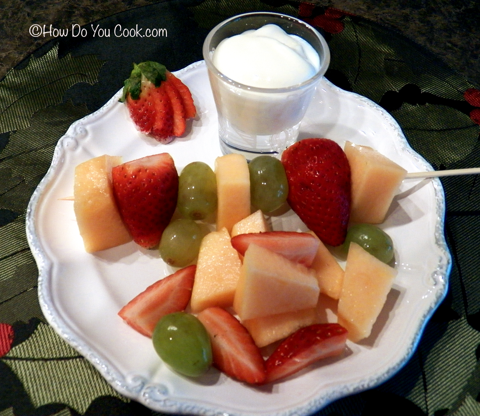How Do You Fruit Kabobs with Orange Marshmallow Dip