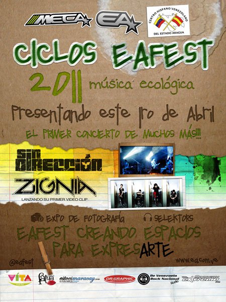 EL VIERNES 1° DE ABRIL DEL 2011 ME PRESENTE EN LA APERTURA DE LOS CICLOS EAFEST