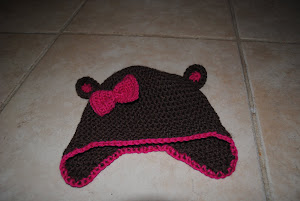 Monkey Hat with Bow
