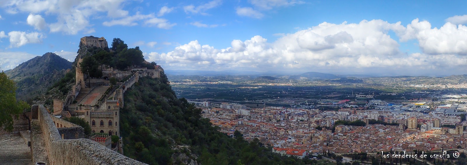 Los senderos de osnofla 31.10.15 Por la Serra y Castell de Xátiva.