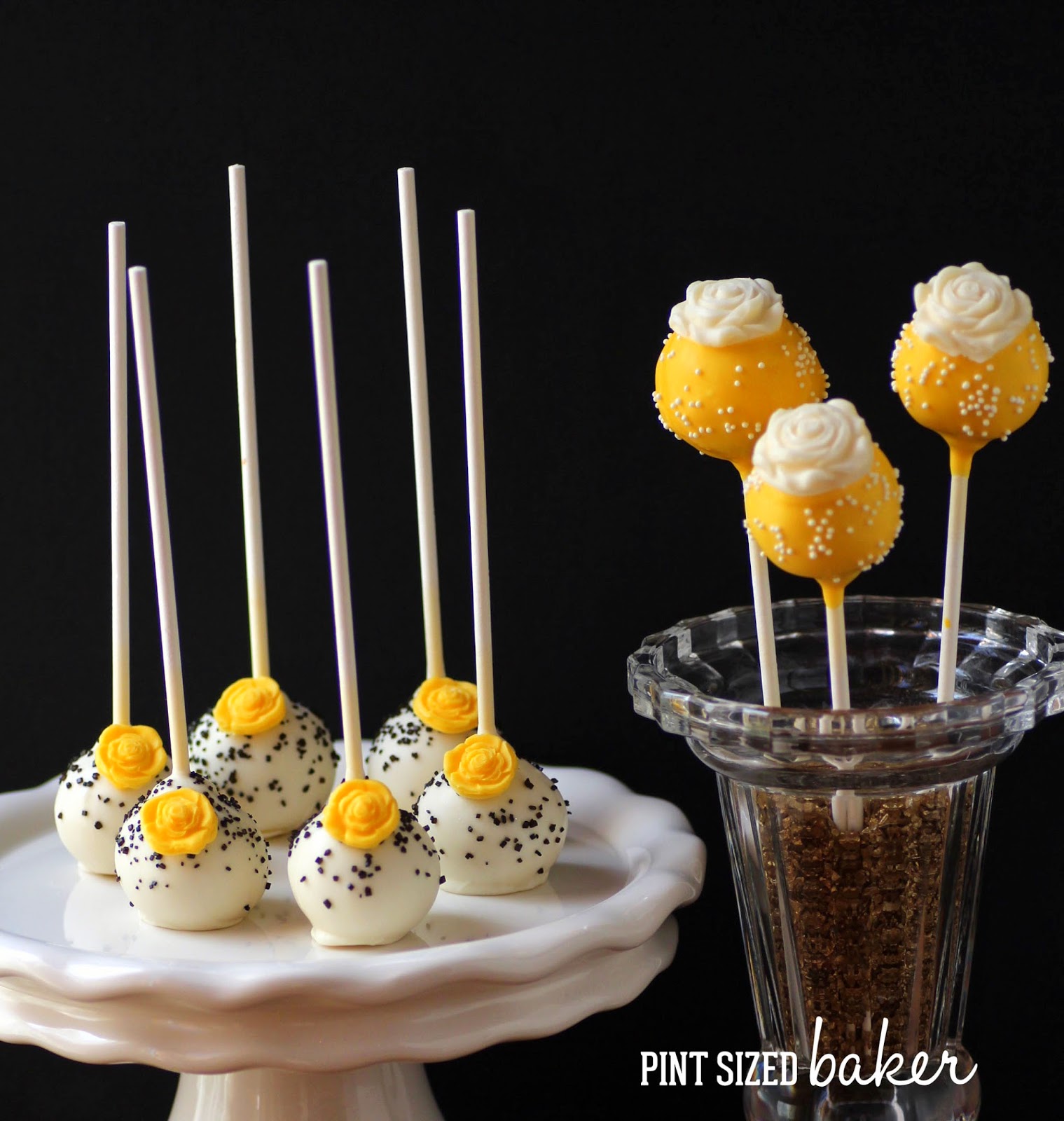 Pint Sized Baker My 400th Post Rose Cake Pops