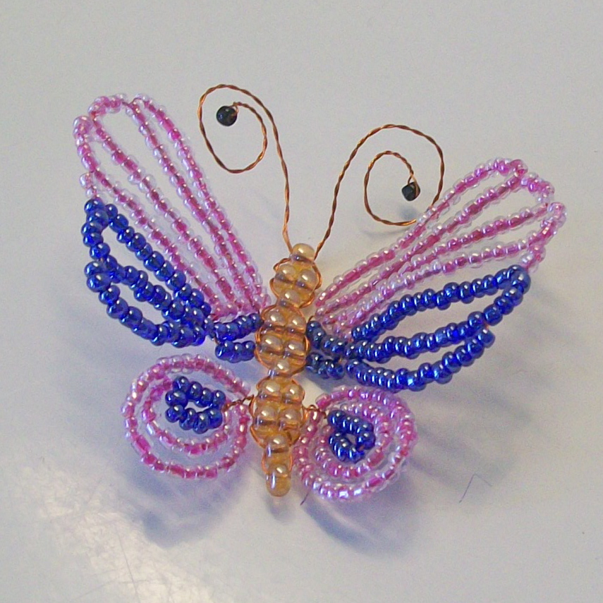 Beading for the very beginners Butterfly