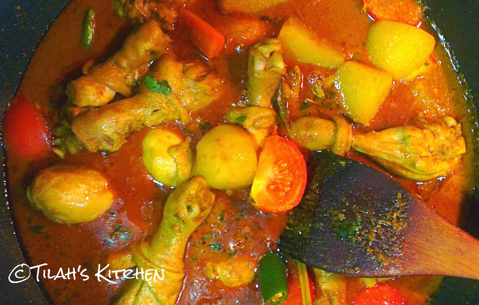 Power) Ayam Curry India ayam india Powerful Indian  kurma (Kari Chicken