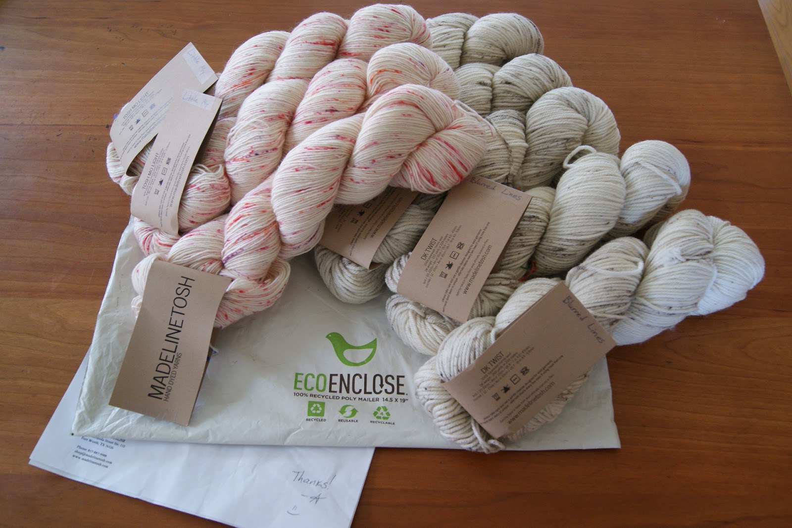 Slow knitting: 毛糸熱に浮かされて その１ ～初・madelinetosh～