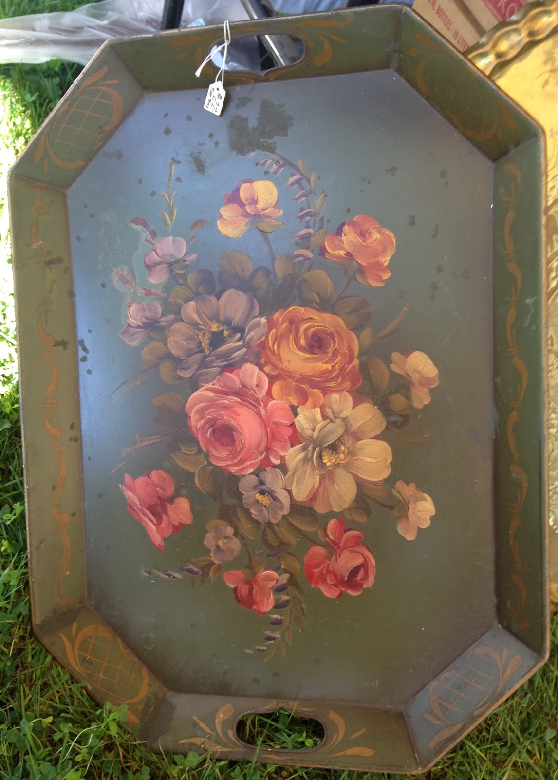 Home Inspirations Tole Tray Display!