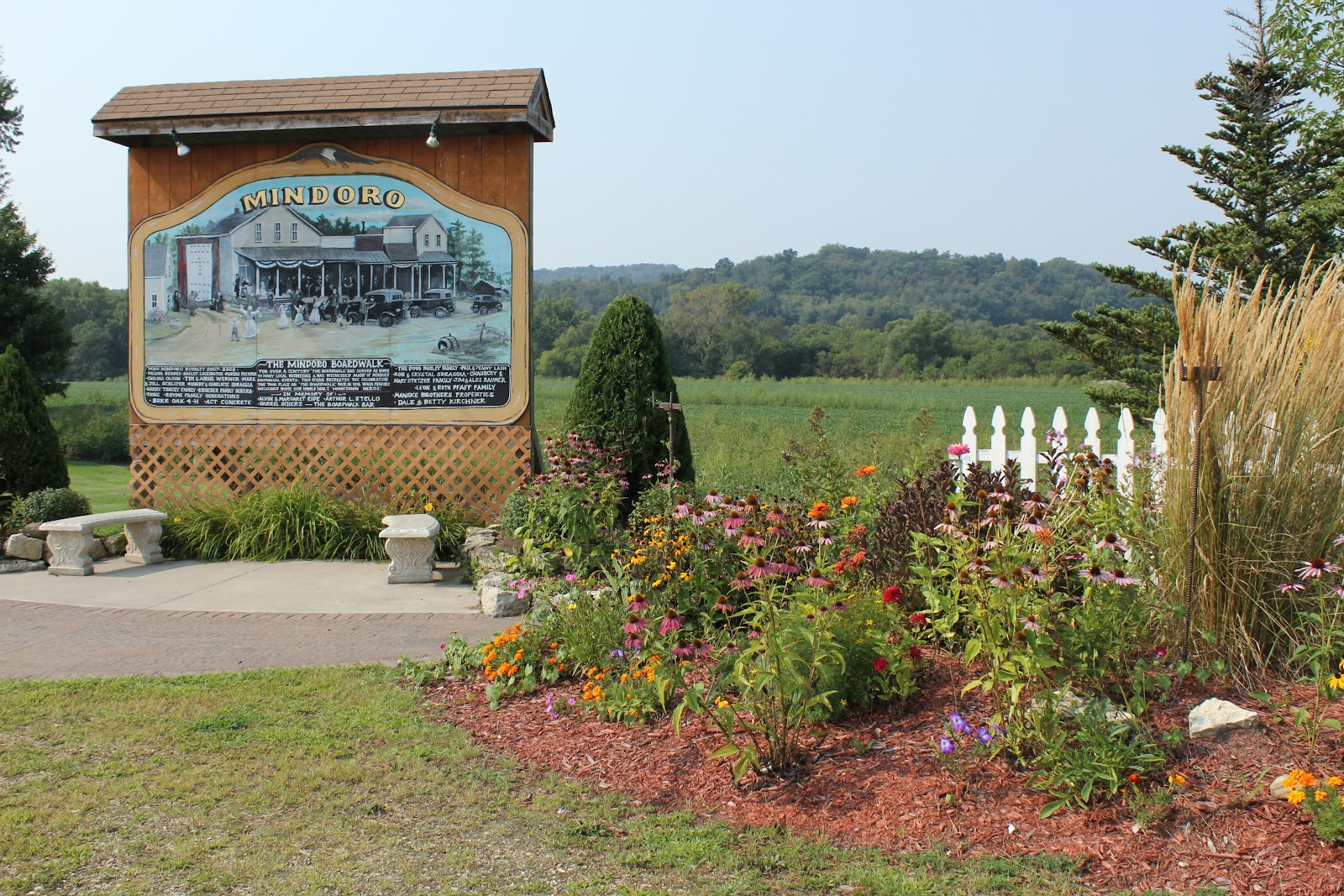 Wisconsin Historical Markers Historic Mindoro The Mindoro Boardwalk