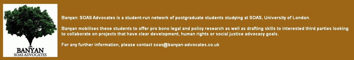 Banyan: SOAS Advocates