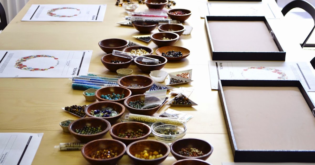 The Bead Table Beading Day with the Team
