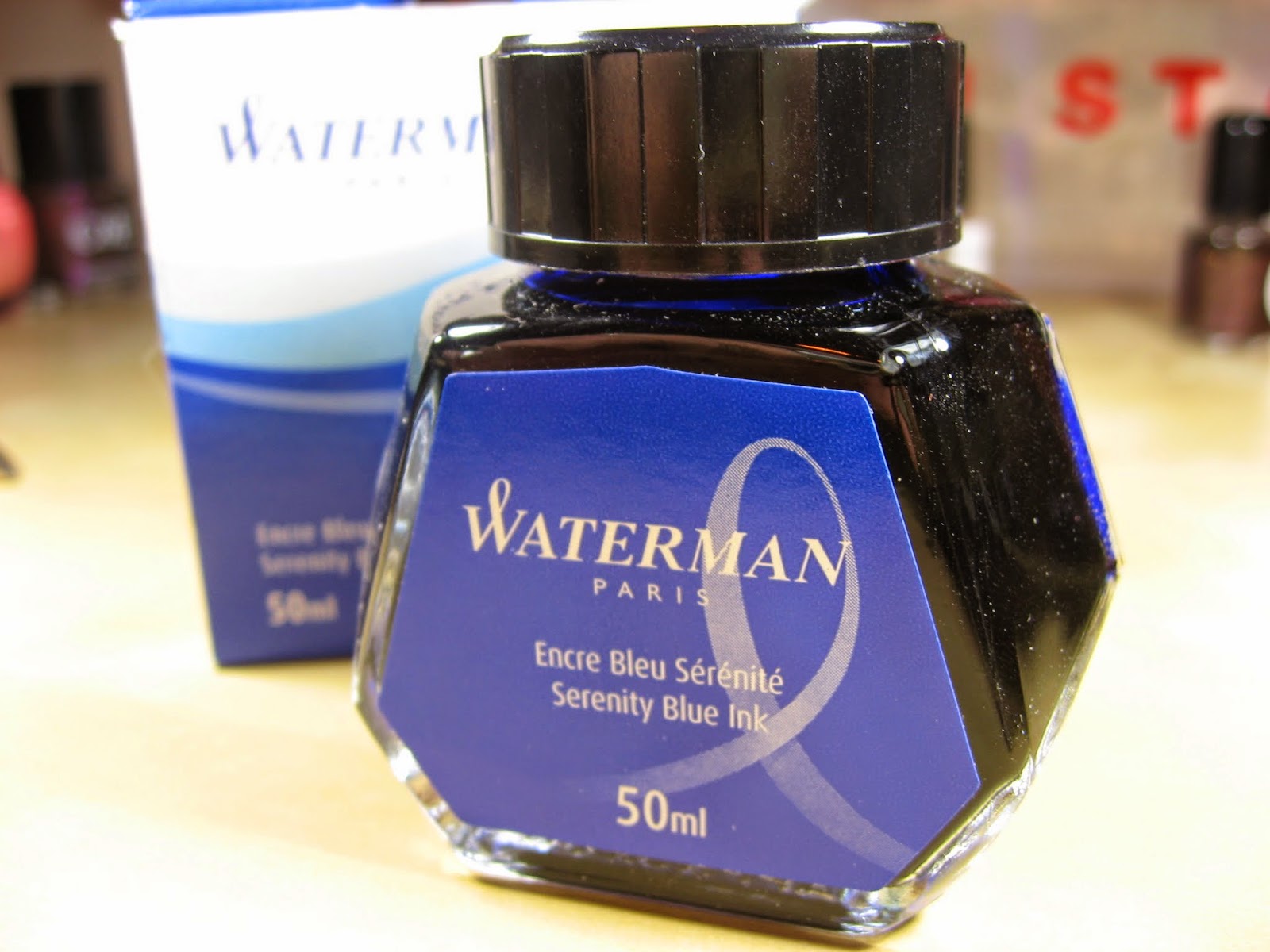 Waterman Ink Bottle 50ml - Serenity Blue