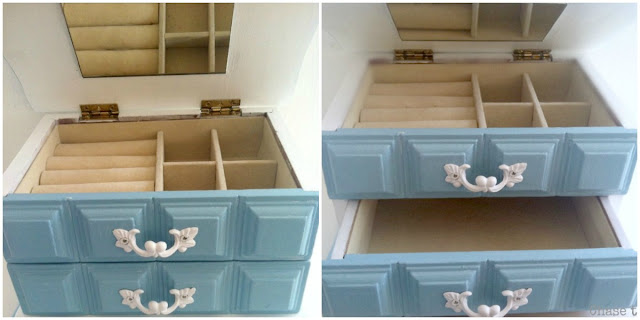 Makeover a Jewelry Box @savedbyloves #upcycle