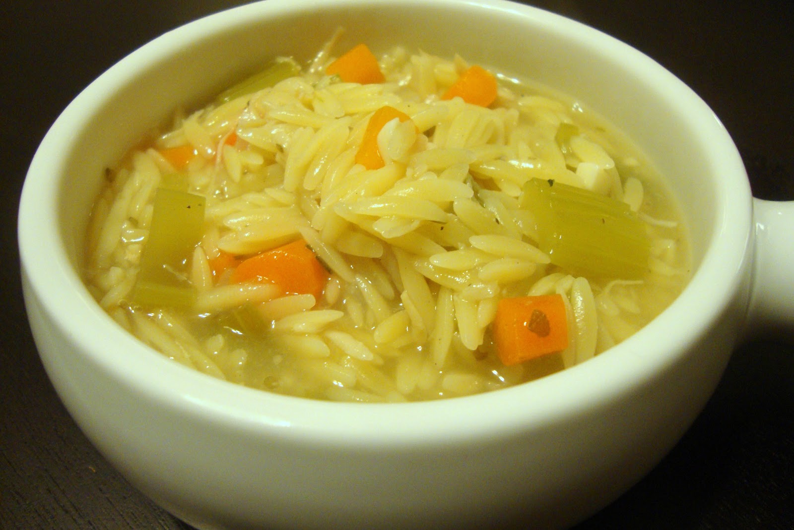 Herbed Chicken Soup with Orzo Bake Your Day