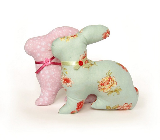 Spring bunnies, игрушки, sewing, toy