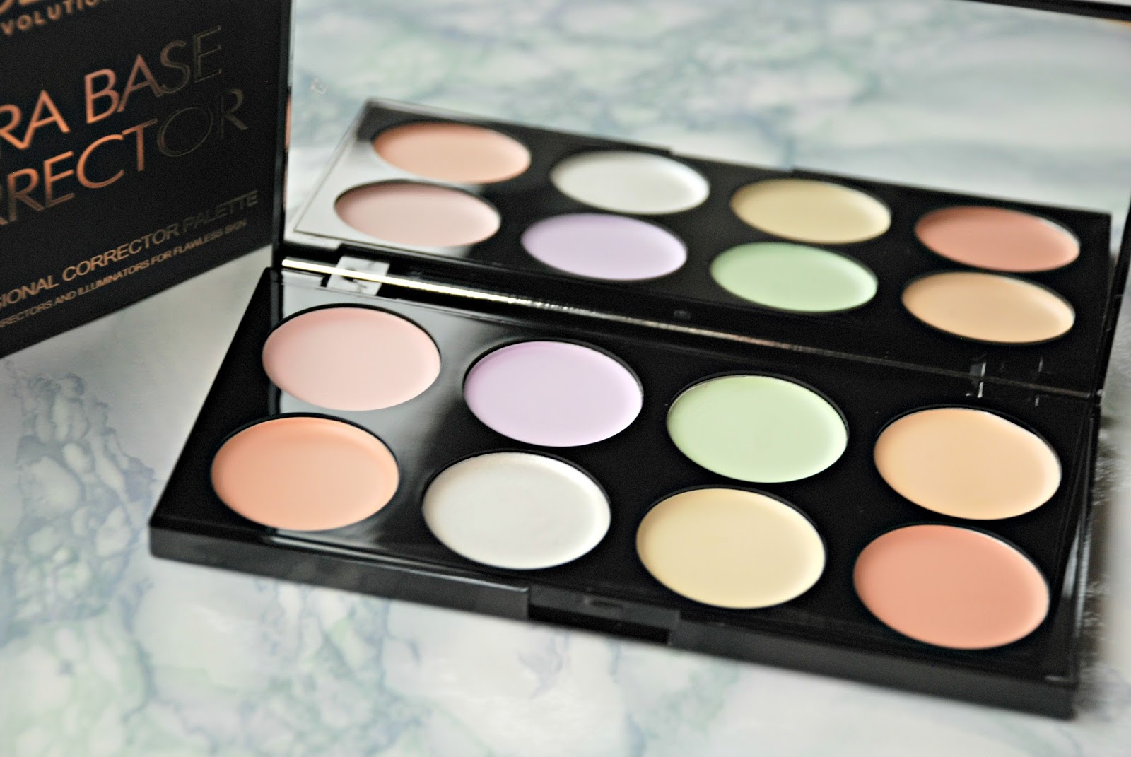 Makeup Revolution ultra base corrector palette Lemonaid Lies