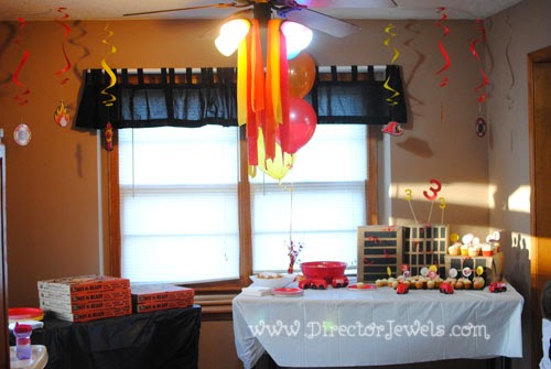 Director Jewels Lincoln S Firetruck 3rd Birthday Party