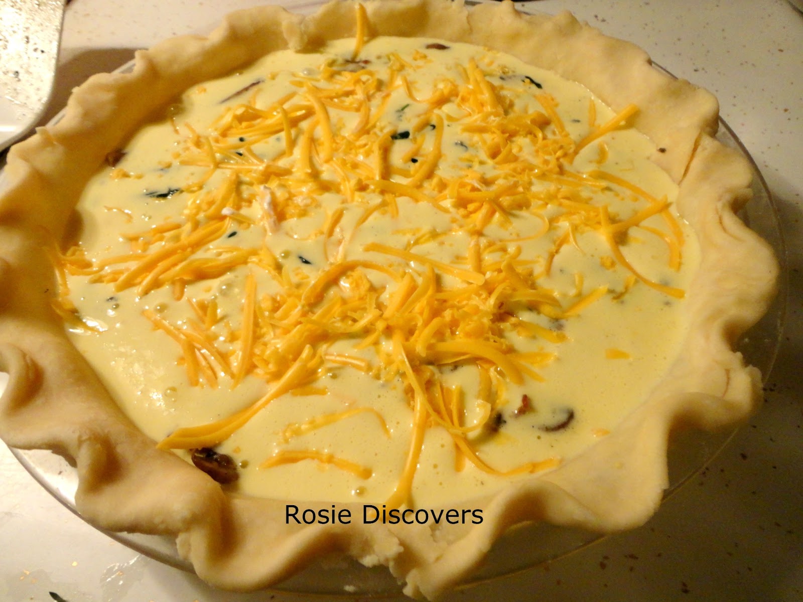 Bacon Spinach Mushroom Quiche Rosie Discovers