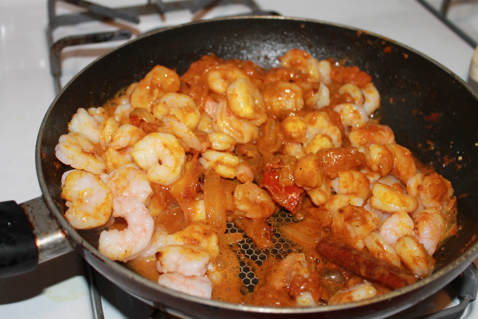 Shrimp Curry South Indian Style.
