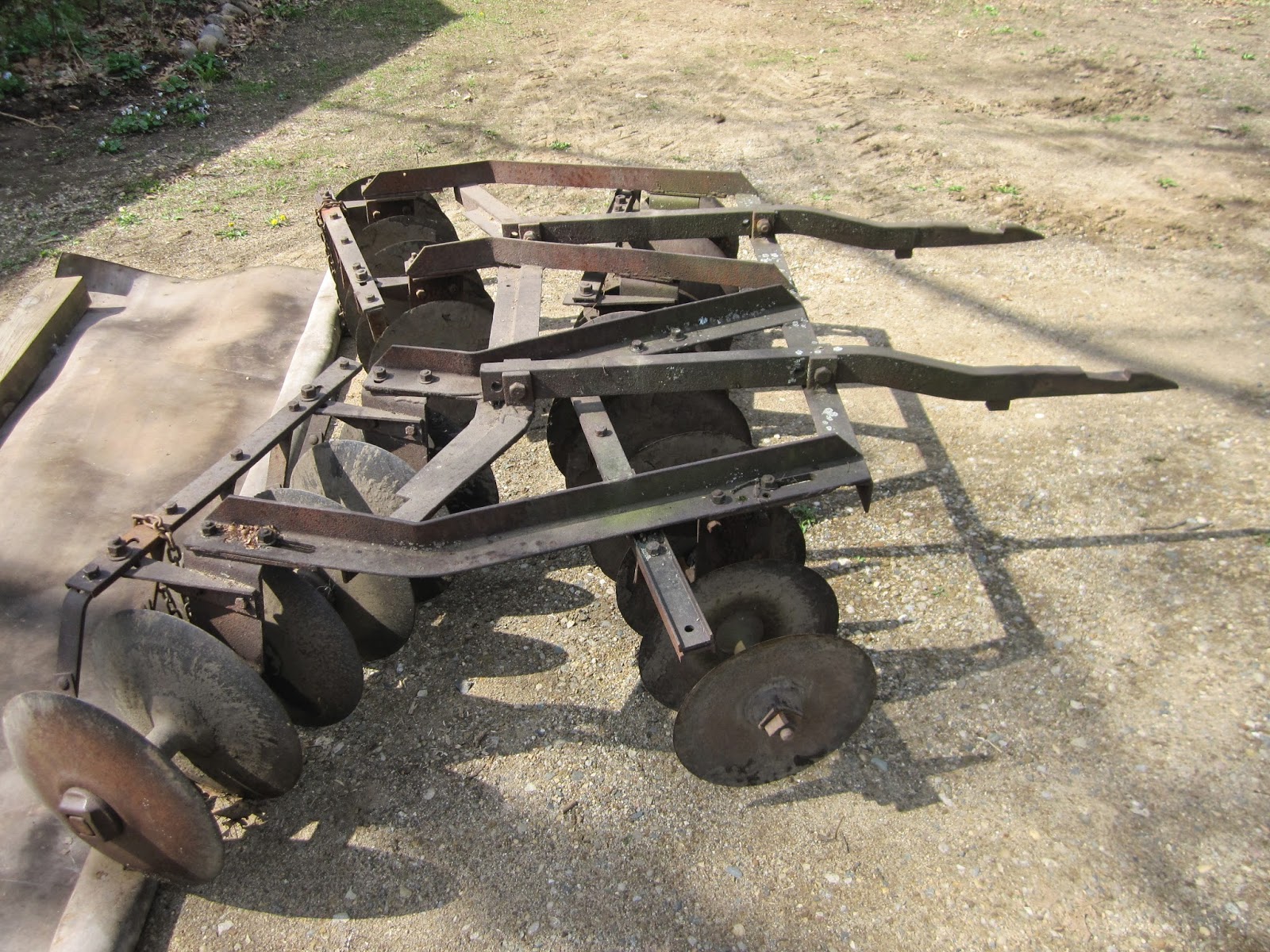 Farmall Super C and Fast Hitch Implements C36A Tandem Disk