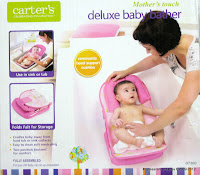 1 Carter's Mother's Touch #07360 Deluxe Baby Bather with Removable Head Support Cushion