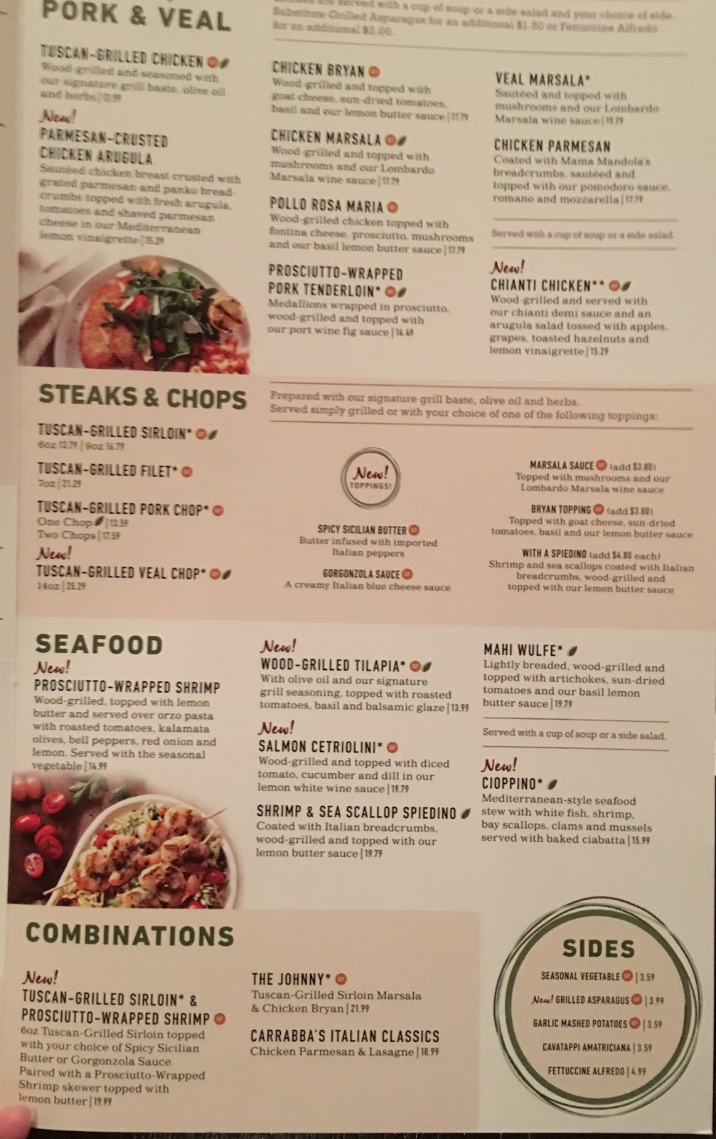 Carrabba's Restaurant Carrabba's Italian Grill Menu Near