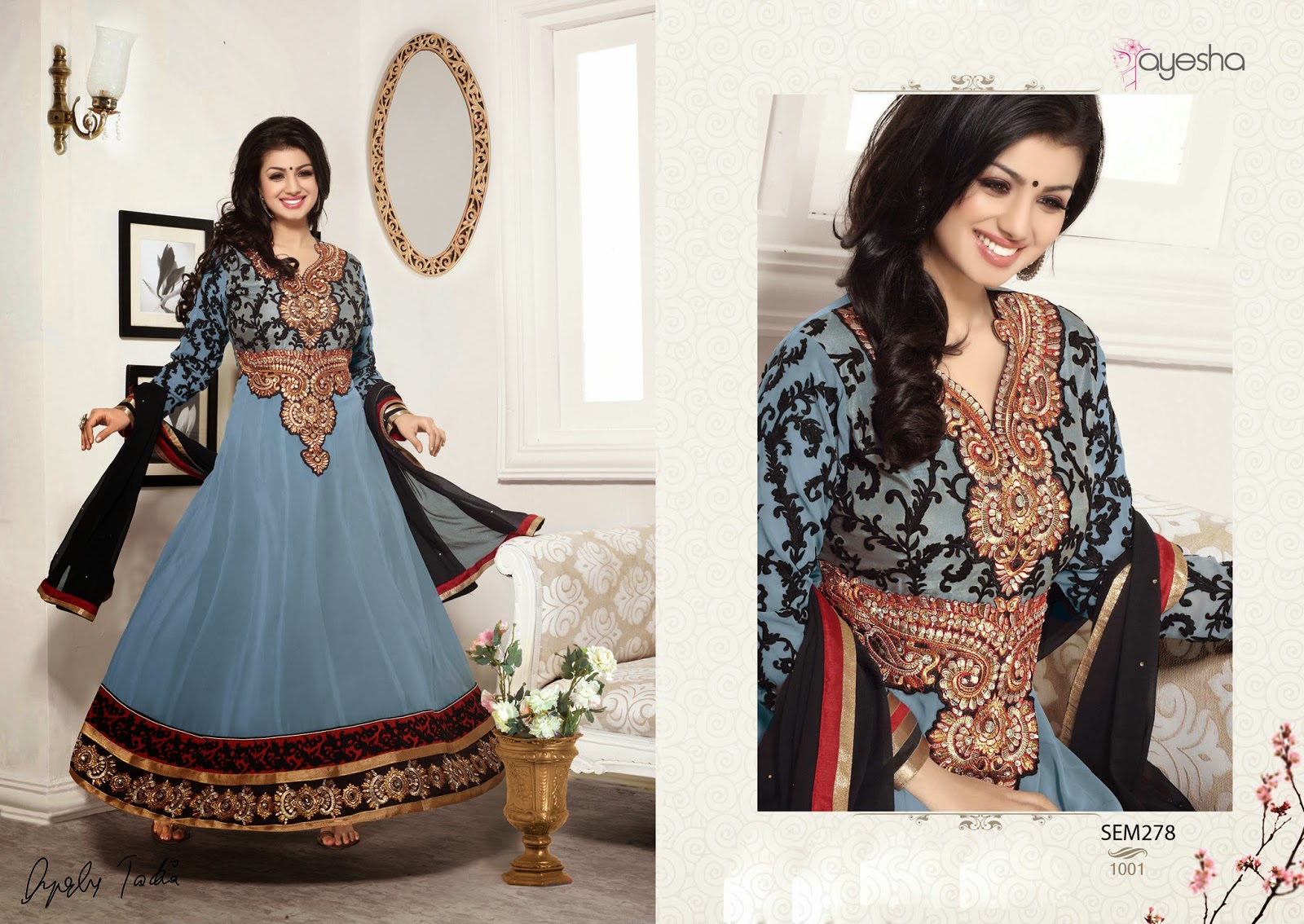 ayesha takia new designer suits