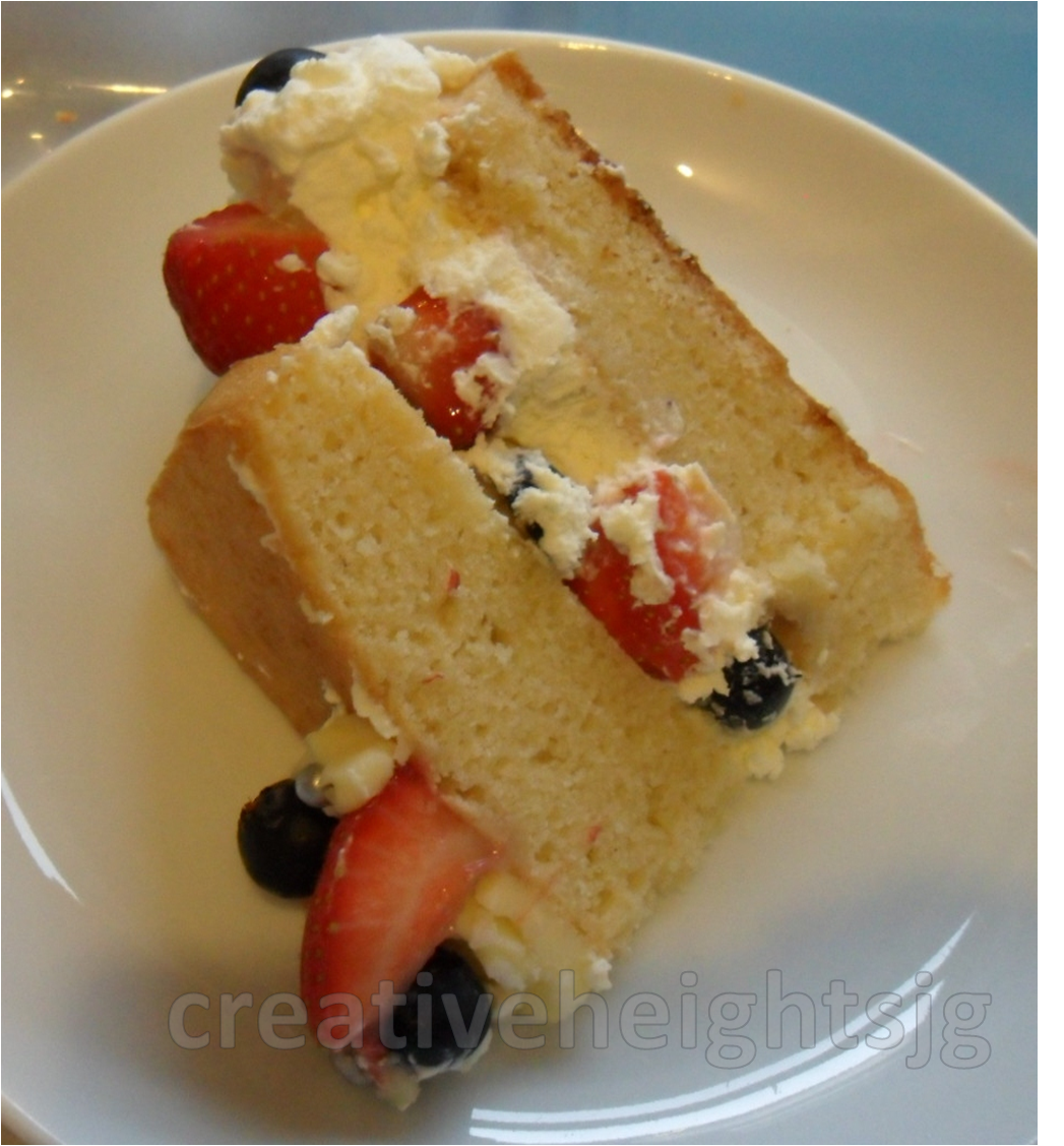Creative Heights Jubilee Strawberry and Blueberry Victoria Sponge Cake