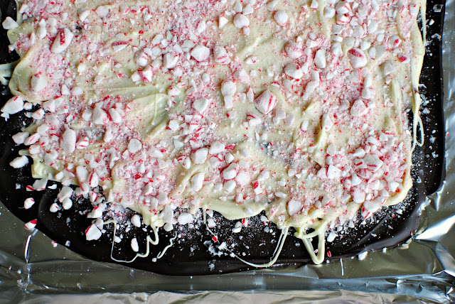 Salted Chocolate Peppermint Bark l SimplyScratch.com