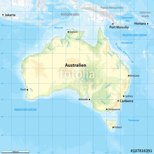 Karte AUS