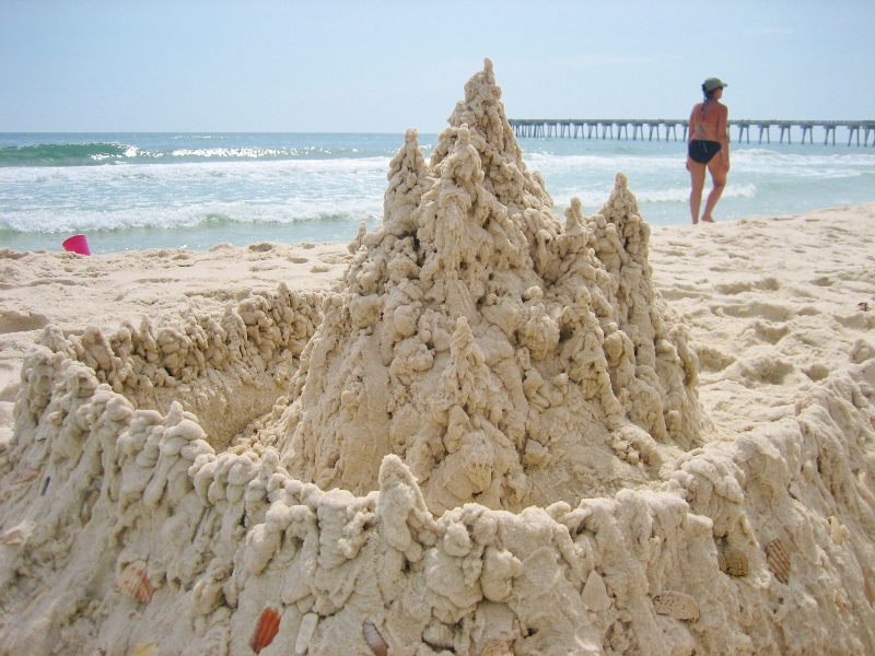 Shorty PJs Sand Castle Building 101 The Drip Castle