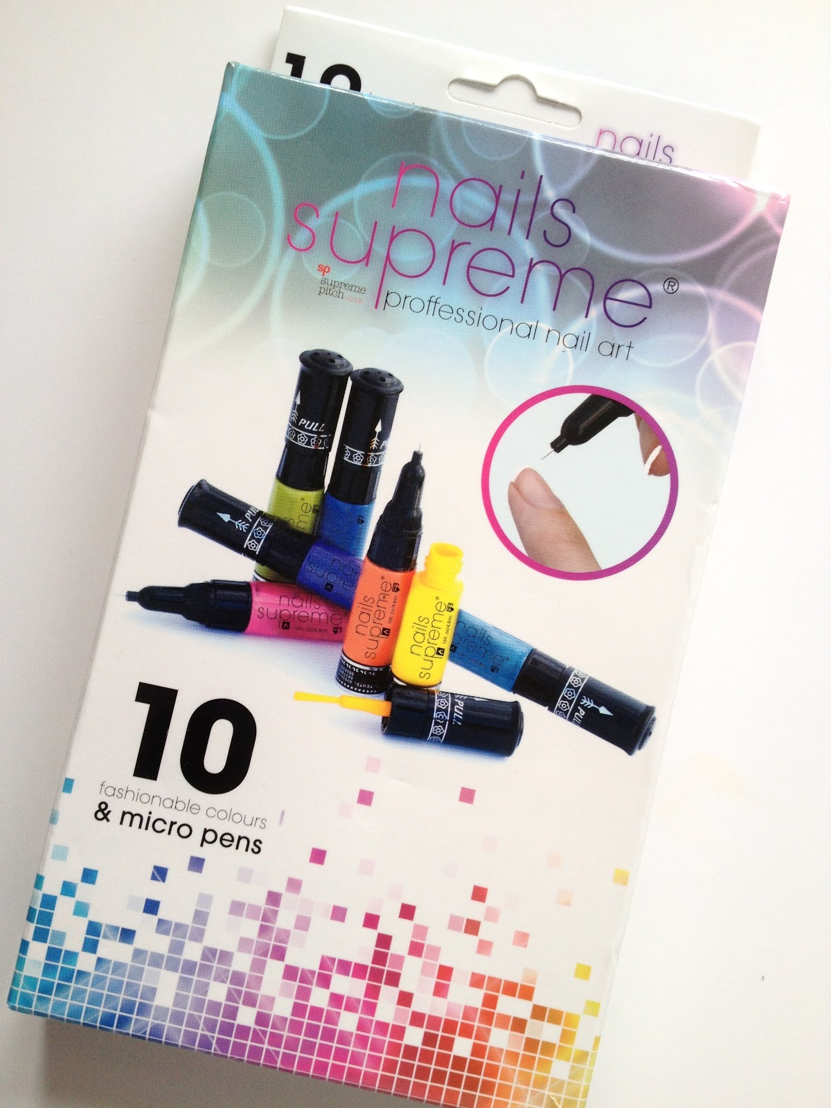 AshLilly's Lacquer Lust Floral practice with nail art pens