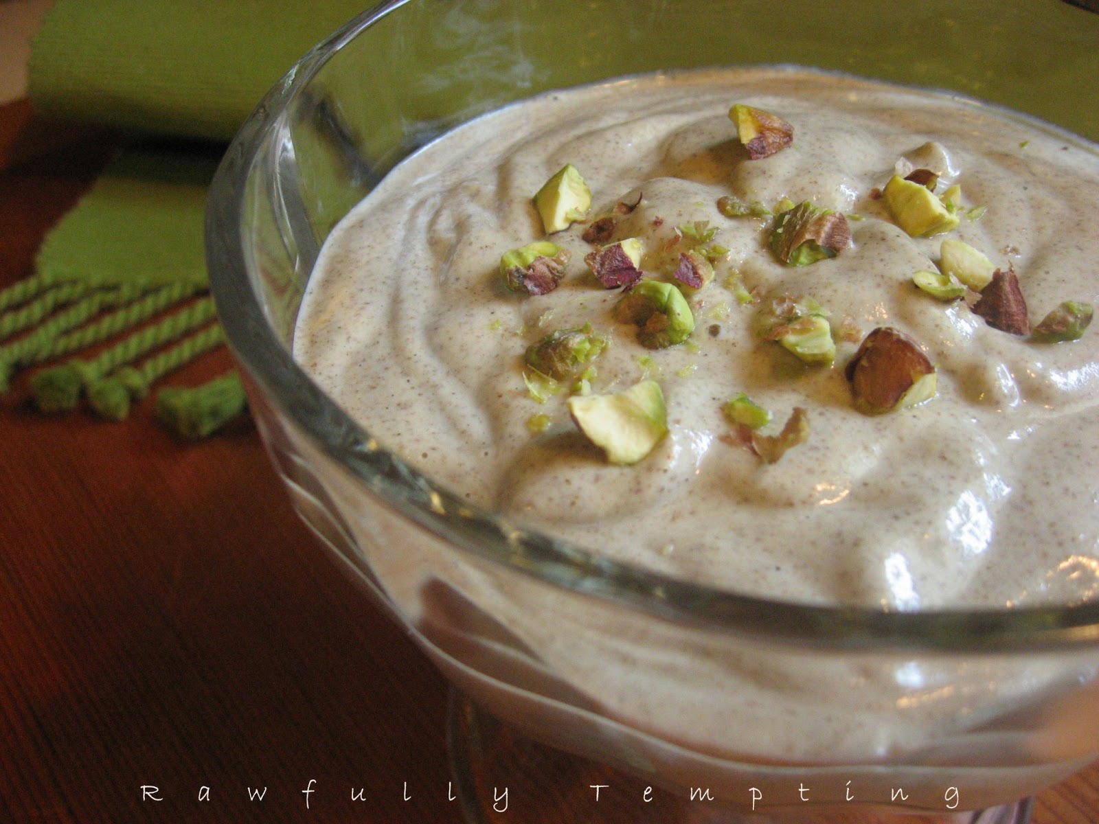 I love chia pudding...and I love pistachios...so why not put them all