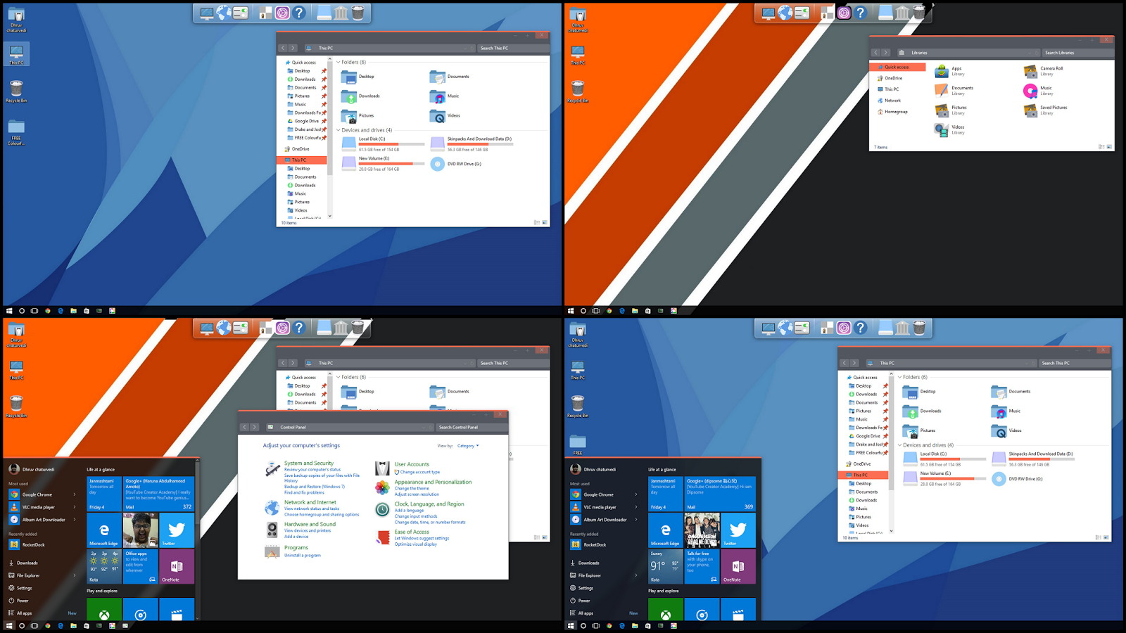 Windows 10 Flat Dark Arc Theme Skinpack Tutorial Arc vrogue.co