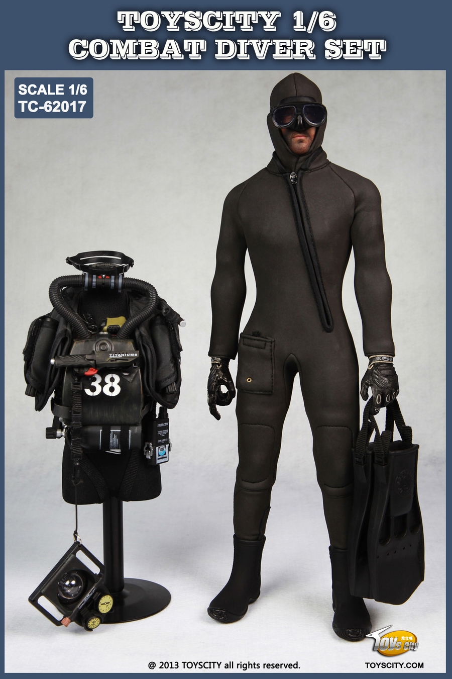 Toys City 1/6 scale Combat Diver Set for 12inch figures