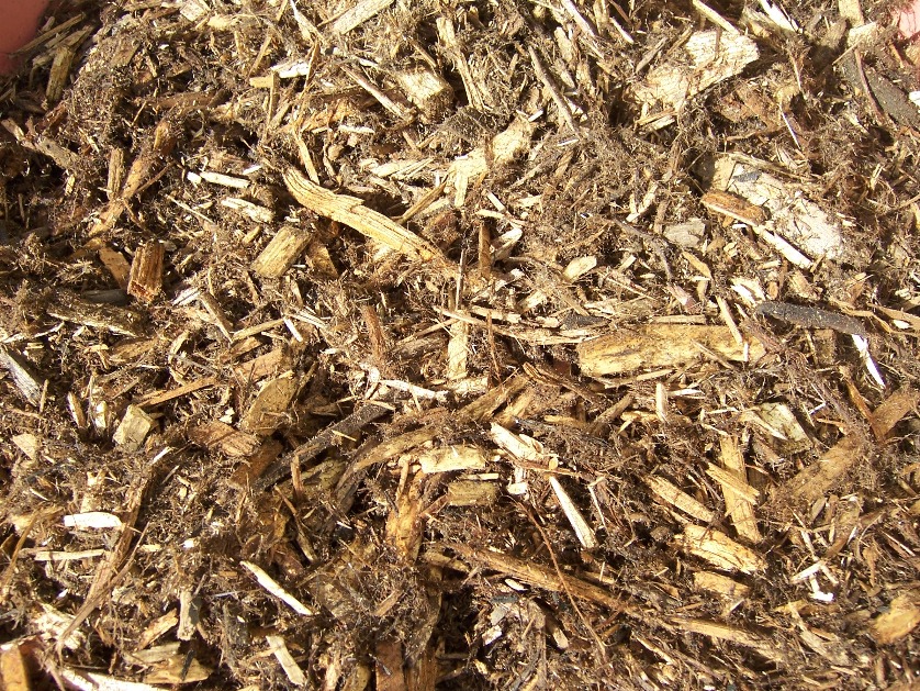 The 2 Minute Gardener Photo Shredded Mulch compared to Gorilla Hair