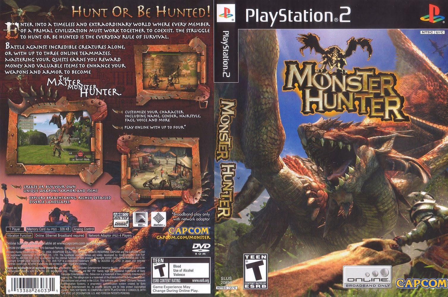 Primeira vez jogando - Monster Hunter - PS2 