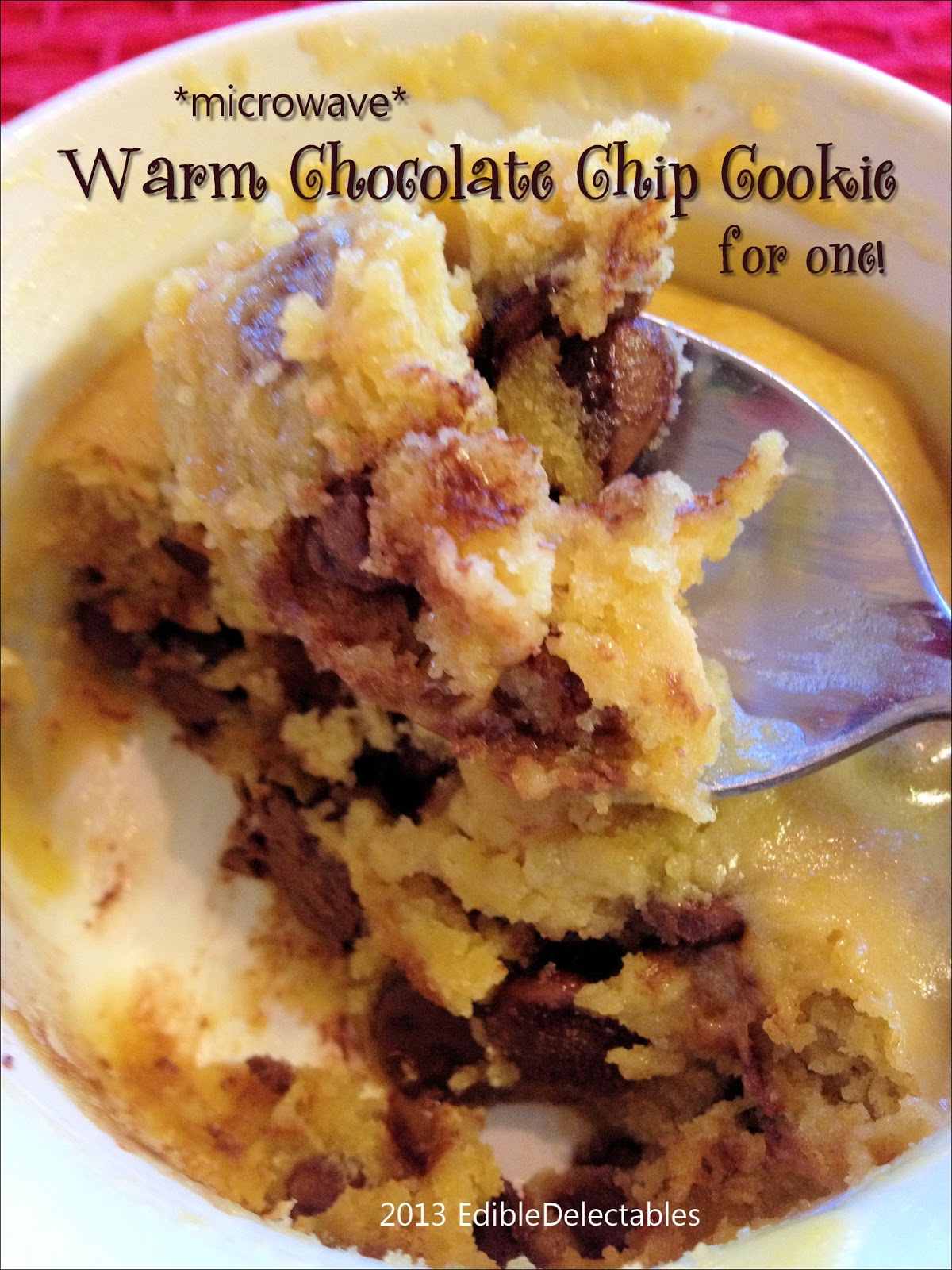 Edible Delectables Chocolate Chip Cookie in a Cup the original