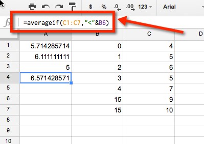 google sheets various ways to average formula google sheets