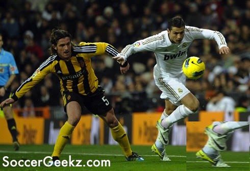 Cristiano Ronaldo Debuts Trace Blue/Anthracite-Cyber Mercurial Colourway