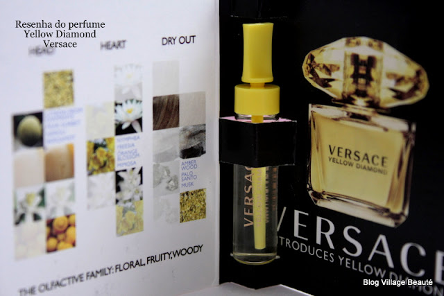 RESENHA DO PERFUME EAU DE TOILETTE YELLOW DIAMOND VERSACE