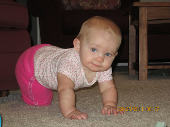 Rocking on Her Knees and Getting Ready to Crawl!