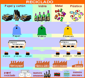 ¡Proceso del reciclaje!