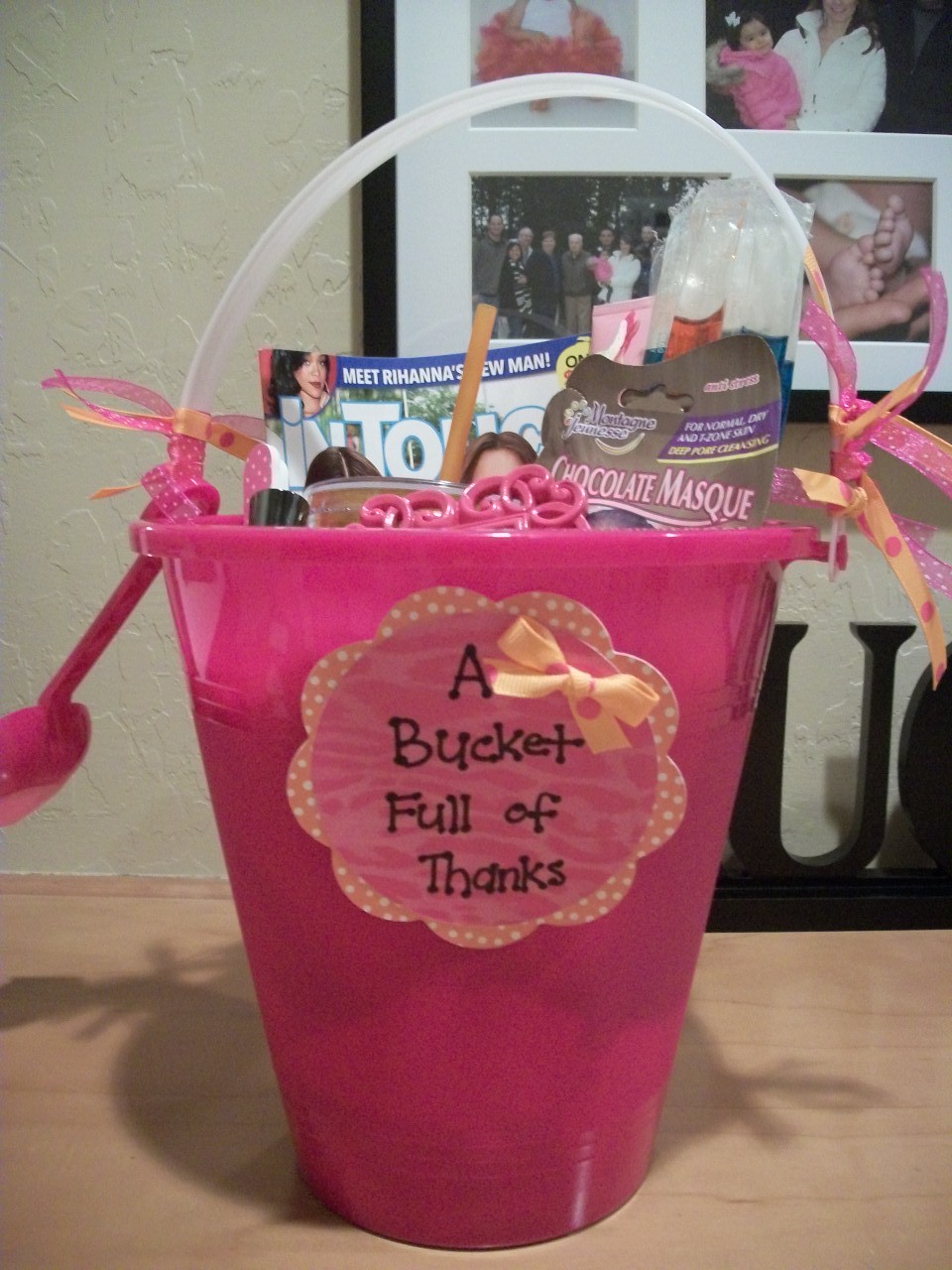 A Bucket Full of Thanks Primarily Speaking