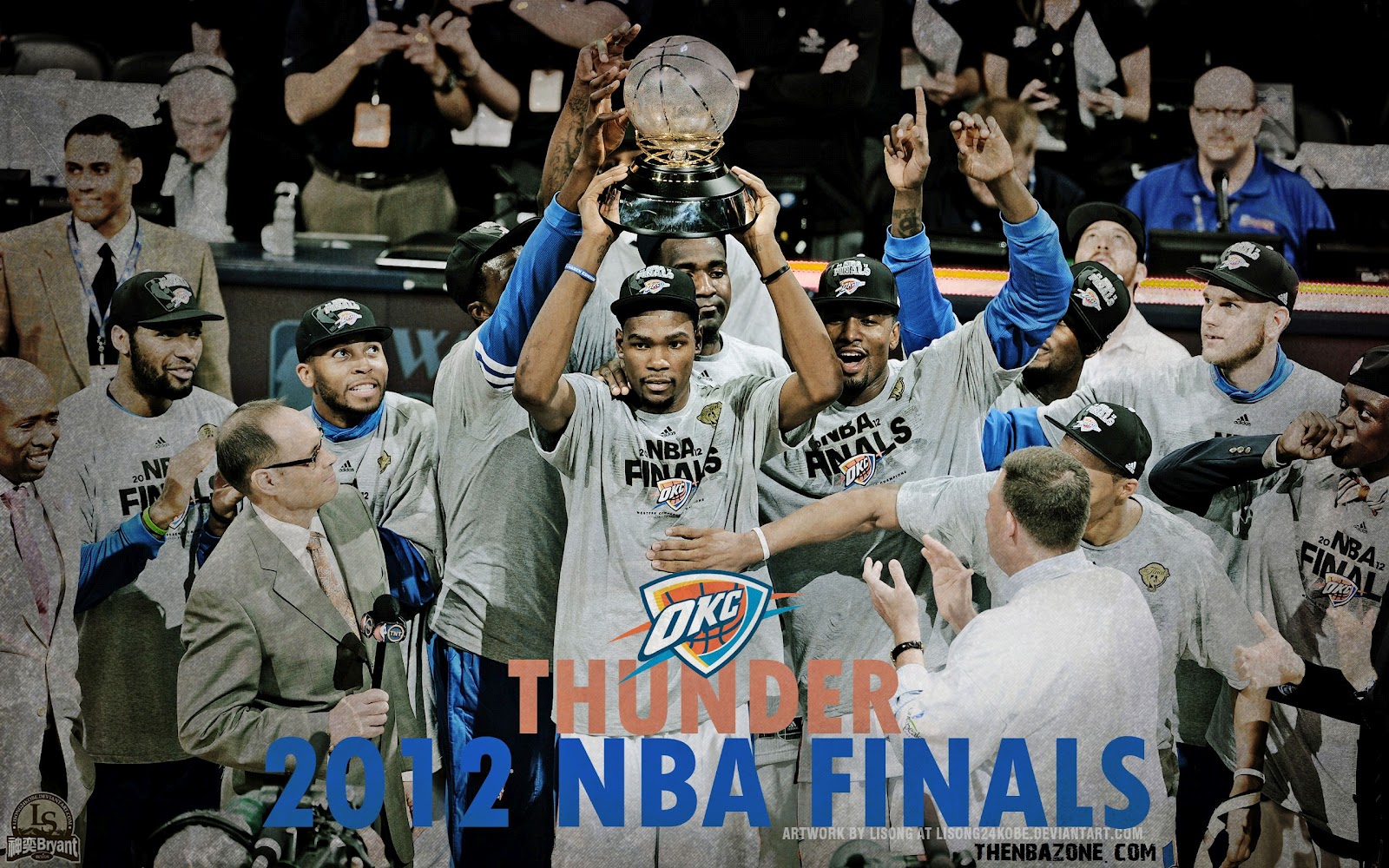 Best HD NBA Finals 2012 Wallpapers Thunder vs Heat 2012 NBA Playoffs Wallpaper