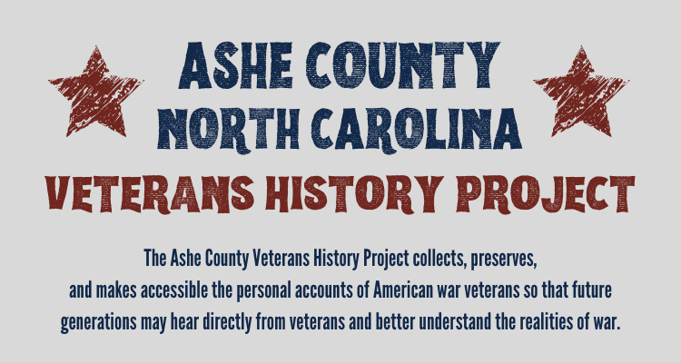 Ashe County Veterans History Project