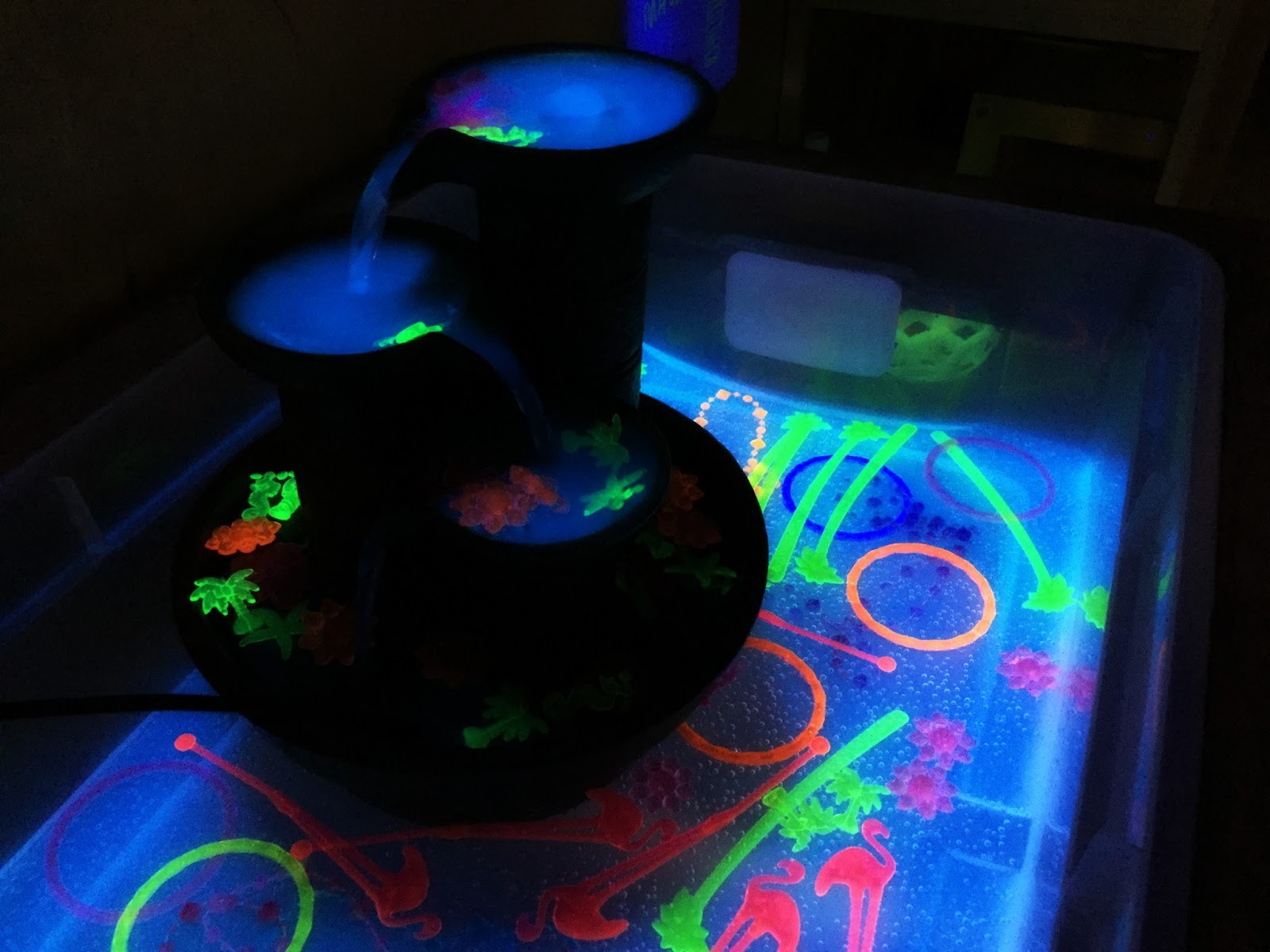 Learning and Exploring Through Play Glow in the dark activities for kids